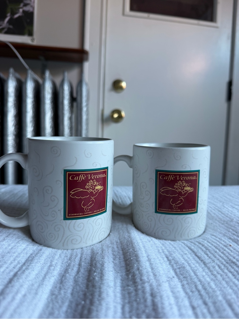Starbucks Caffè Verona White Ceramic Mug - VINTAGE (used)